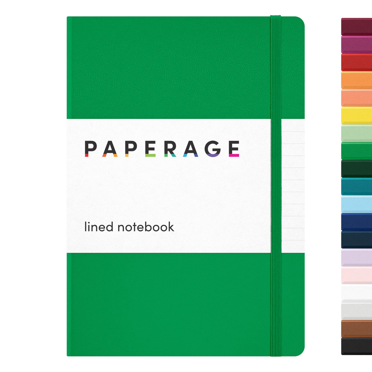 PAPERAGE Blank Journal Notebook, (Lavender), 160 Pages, Medium 5.6 in x 8 in - 100 GSM Thick Paper – Hardcover Journaling Notebook for Work, School, Note Taking or Sketching