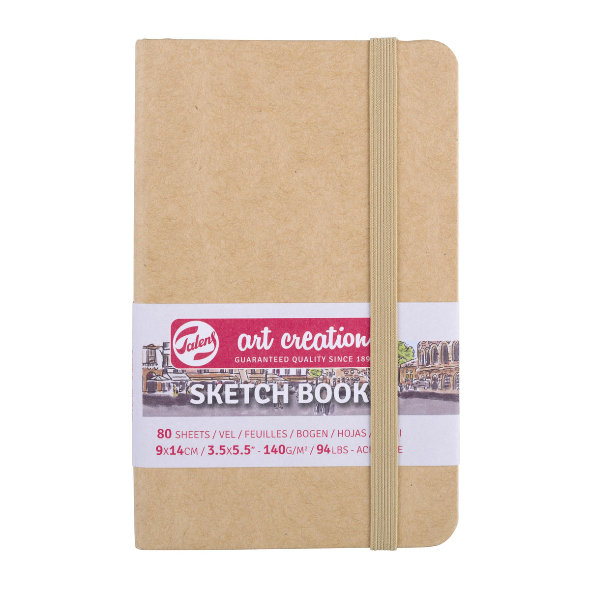 Talens Art Creation Sketchbook, Pastel Pink, 80 Sheets, 5.1 x 8.3 in
