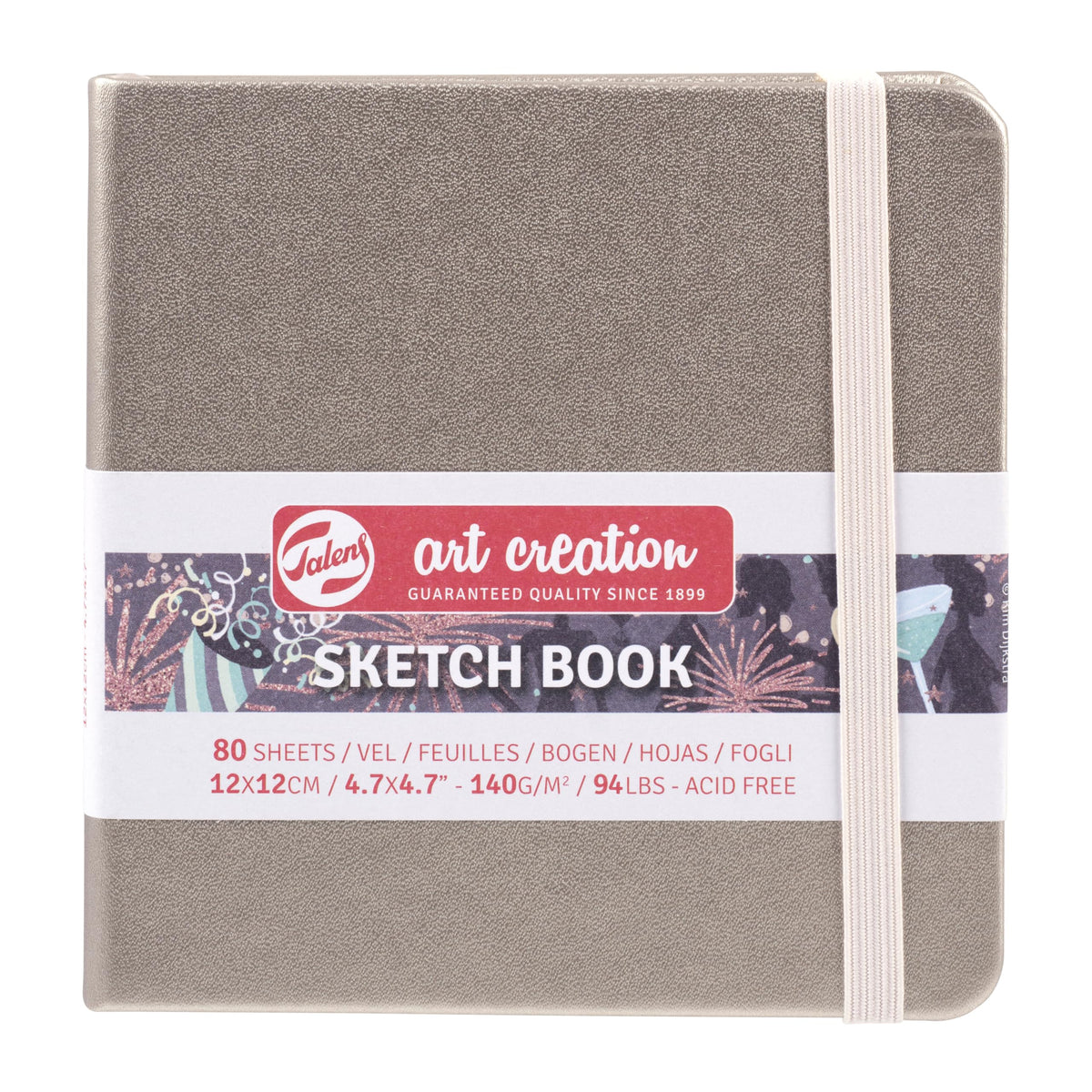 Talens Art Creation Sketchbook, Pastel Violet, 80 Sheets, 5.1 x 8.3 in