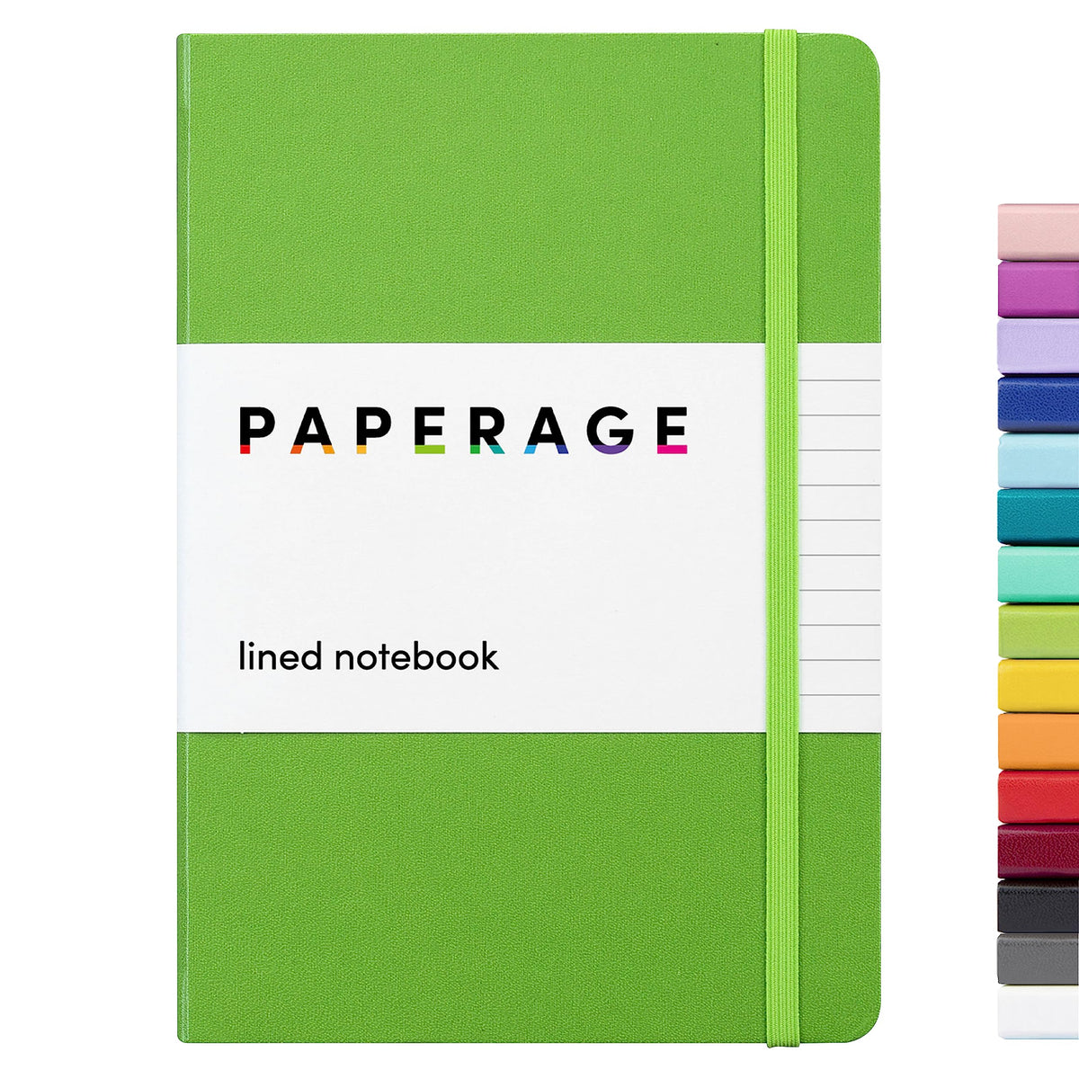 PAPERAGE Blank Journal Notebook, (Lavender), 160 Pages, Medium 5.6 in x 8 in - 100 GSM Thick Paper – Hardcover Journaling Notebook for Work, School, Note Taking or Sketching