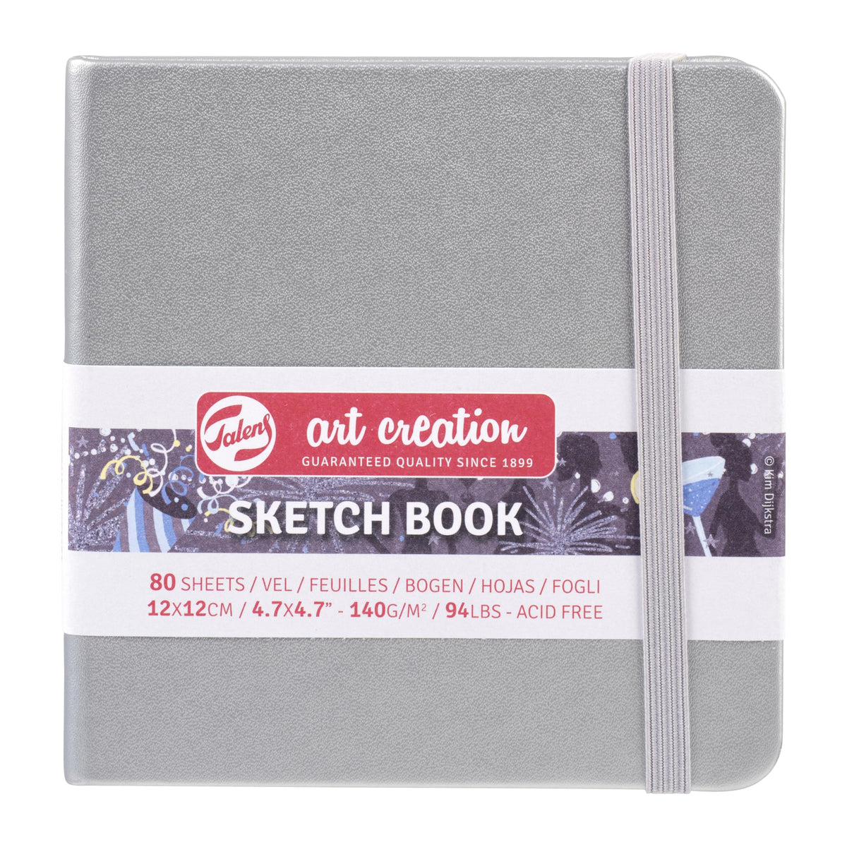 Talens Art Creation Sketchbook, Pastel Violet, 80 Sheets, 5.1 x 8.3 in