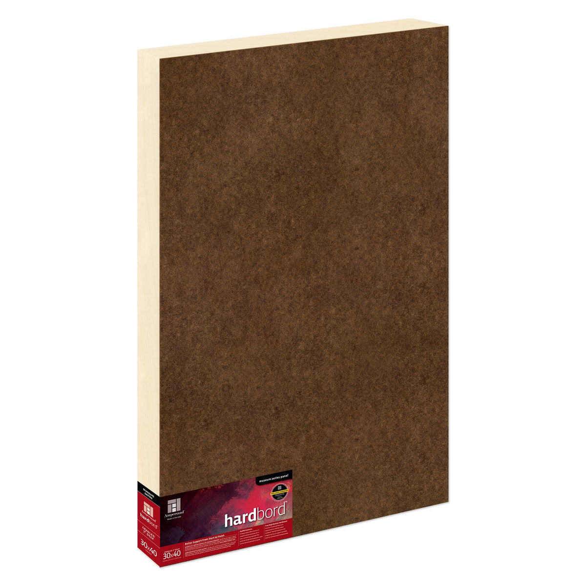 Ampersand Museum Series Hardbord for Painting and Mounting, 1/8 Inch Depth, 12X16 Inch (AMHB12)