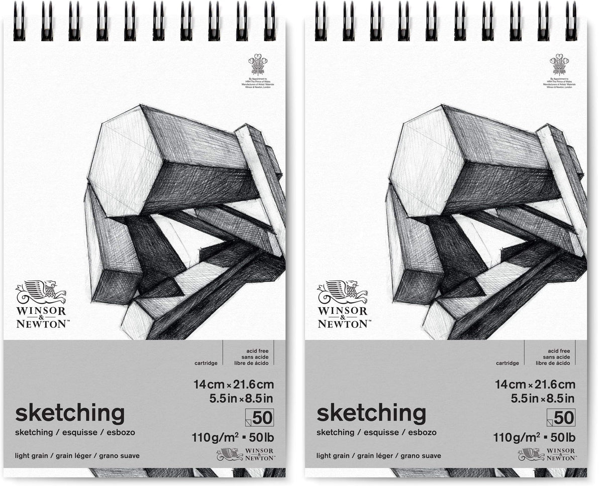 Winsor & Newton Classic Sketching Paper Pad, 14" x 17", 50 Sheets, 110gsm